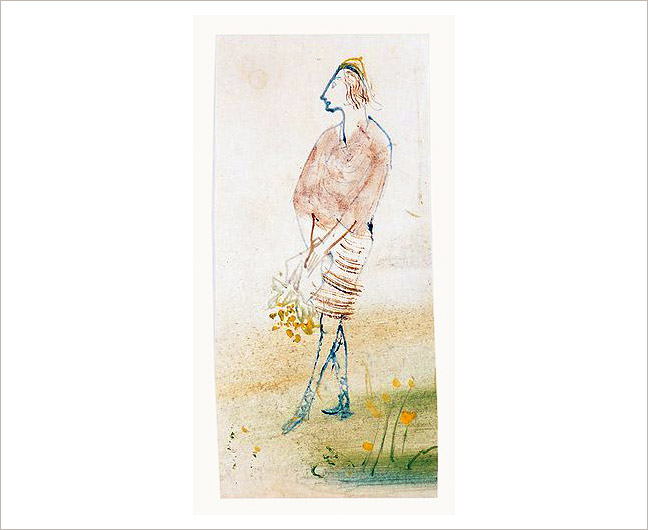 Girl with Flowers